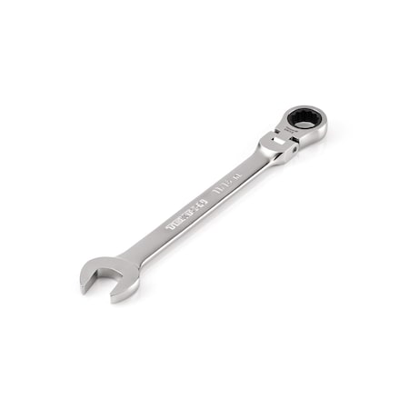 Tekton 11/16 Inch Flex Head 12-Point Ratcheting Combination Wrench WRC26317